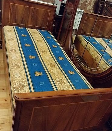 berber mebeleri: Təknəfərlik çarpayı, Matras ilə, Siyirməsiz — 2