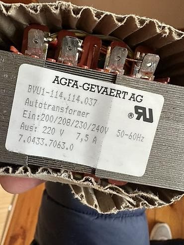 AGFA-GEVAERT AG avtotransformator Model: BVU1-114.114.037