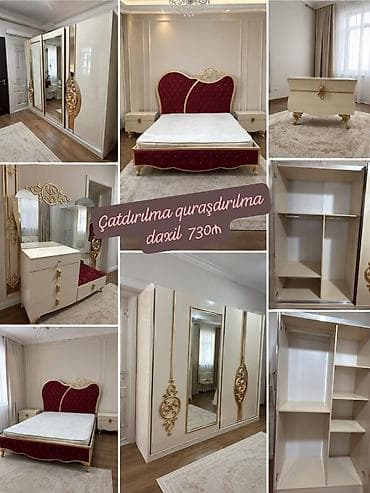 qapil: Yataq dəsti – 730 manat Çatdırılma və quraşdırılma daxildir (yaxın — 1