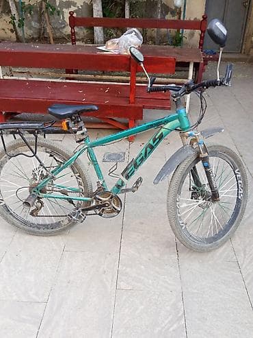 velo mtb: VEGAS dağ velosipedi - Çərçivə: alüminium rəngli-yaşıl “VEGAS” loqolu — 2