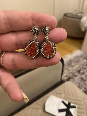 canta teze: Sırğa, 916 Əyar, 3 g — 1