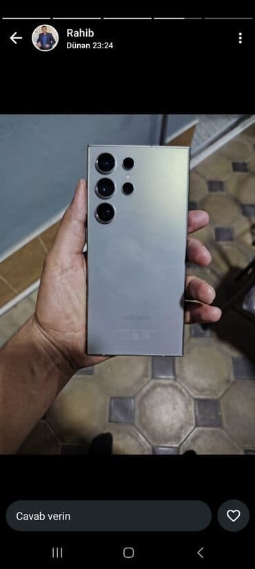 телефон fly ds105c: Samsung Galaxy S24 Ultra, 512 GB, rəng - Boz — 5