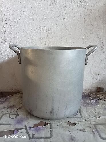 samovar 10 litre: Qazan, rəng - Gümüşü, Alüminium, 5-dən çox l, SSRİ — 1