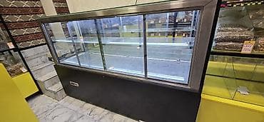 hell soyuducu: Şüşə vitrinli soyuducu tezgah - Ön və yan tərəfləri temperli şüşədən — 2