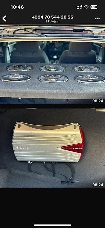 комп: Oplə arxa polka Avtomobil üçün audio sistemi - 6 ədəd oval arxa — 1