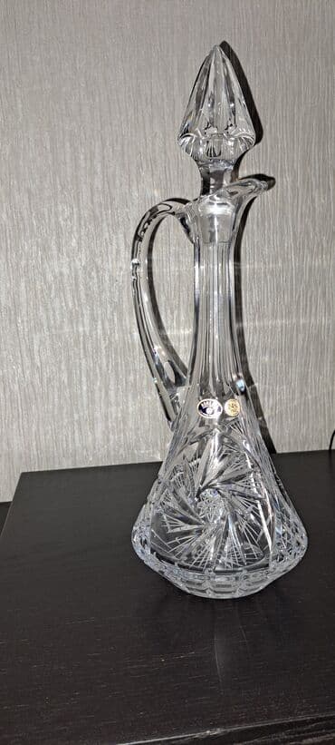 qab alan: Rəng - Ağ, Xrustal, 1, 1,5 bucket volume l, Çexiya — 1