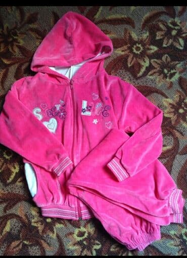 детская розовая одежда: Комплект, Для девочек, 4 - 5 лет — 1