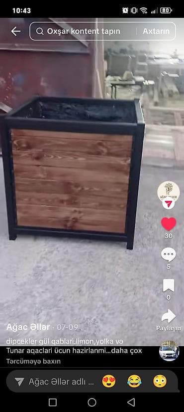 nar agacı: Məhsul: Açıq məkan üçün iri dekorativ çiçək/bitki qutuları (planter) — 8