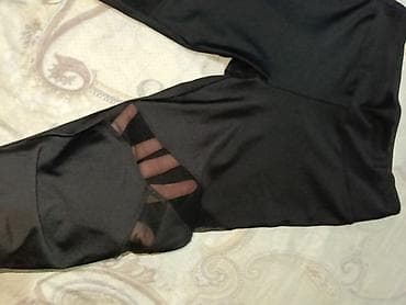 kapri şalvar: Qadın idman taytları – 3 ədəd dəst - Modellər: - Qara 3/4 uzunluqda — 7