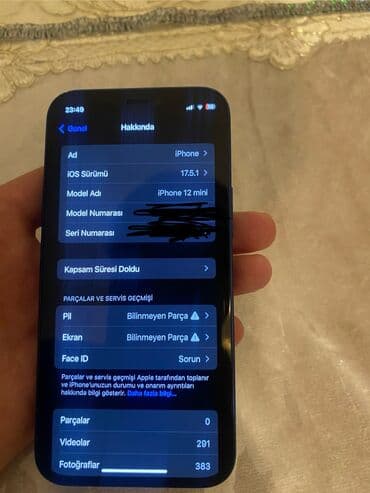 Iran Khodro: IPhone 12 mini, 64 GB, Göy, Zəmanət, Barmaq izi — 4