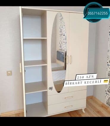 dsp satışı: Düz dolab, Qonaq otağı üçün, Dəhliz üçün, Yataq otağı üçün, Paltar üçün, Açılan, Quraşdırıla bilən, 3 qapılı — 13