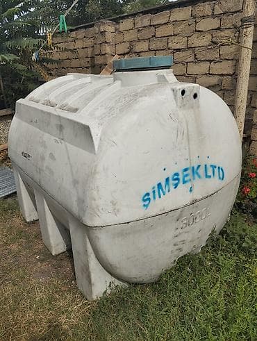 su ceni: Su çəni – 3000 litr, plastik (polietilen) Marka: Şimşek Ölçülər — 5