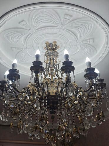 Bağ işıqları: Çılçıraq, 10 və daha çox lampa, Metal — 2