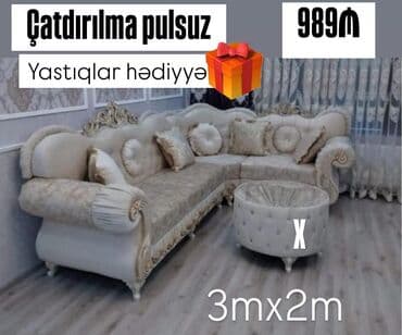 künc divan modelleri 2023: Künc divan, Yeni, Açılmayan, Bazasız, Parça, Şəhərdaxili pulsuz çatdırılma — 1