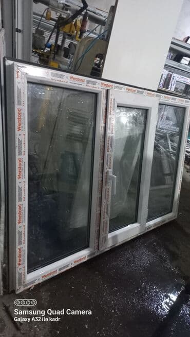 plasik pencere: Plastik Pəncərə Birinci şekil 60x120 =79 man İkinci şekil 60x100=65 — 12