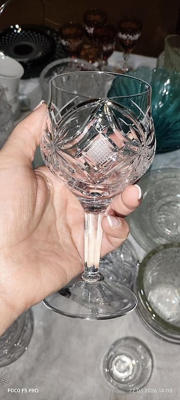 araq sekilleri: Qədəhlər, rəng - Bənövşəyi, Şüşə — 3