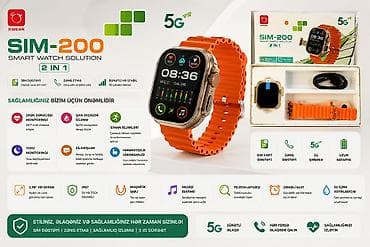 samsung level u: Kateqoriya: Smart saatlar Brend: No Brand Ad: Smart saat SIM 200 Ultra — 1