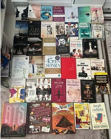 Kitablar və jurnallar: Müxtəlif mövzularda kitab toplusu - Janr çeşidi: psixologiya, şəxsi — 1