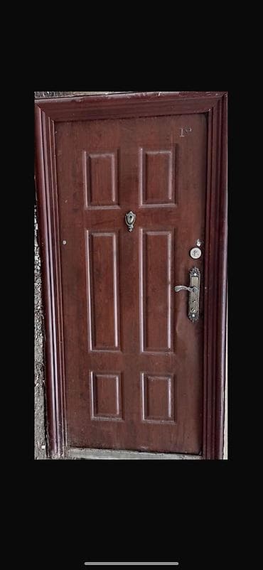 Мебельные услуги: Seyf qapi 205/100sm 100azn Lokbatan 0088 leli Taxta giriş qapısı - — 1