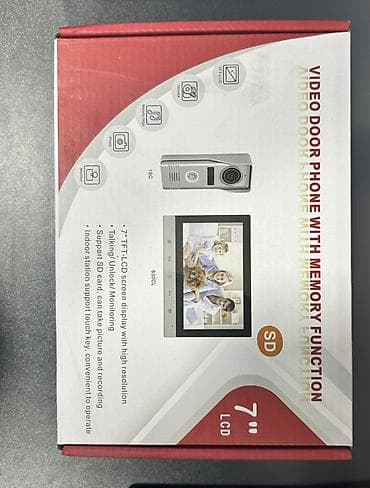 Видеонаблюдение: Video domofon dəsti – 7 düymlük daxili monitor + qapı öncəsi kamera — 5