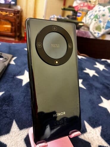 телефон баку: Honor X9a, 256 ГБ, цвет - Черный, Отпечаток пальца — 3