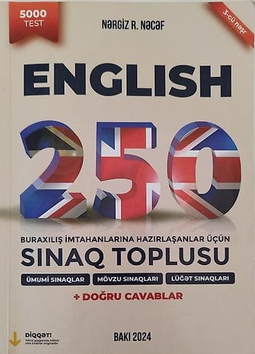 Nərgiz R. Nəcəf — English 250 Sınaq Toplusu / 3. Nəşr ​Buraxılış