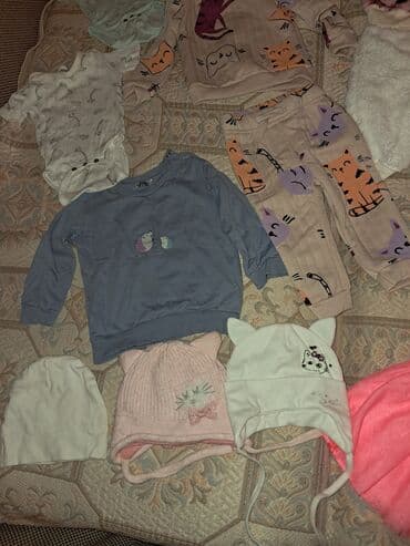 детские комплекты трусы и майка: Bir yerde alana 1 manatdan olacaq. Uşaq geyimləri dəsti – qız üçün — 1