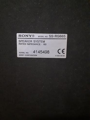 Mətbəx texnikası: İşlənmiş Sony Kolonka, Növ - Sabvufer, rəng - Gümüşü — 2