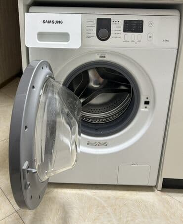 Paltaryuyan maşınlar: Paltaryuyan maşın Samsung, 6 kq, İşlənmiş, Avtomat, Qurutmasız, Kredit yoxdur