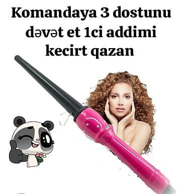 sac qaynagi aparati: Kampaniya: Gözəllik və məişət texnikası hədiyyələri - Saç darağı/maşa — 1