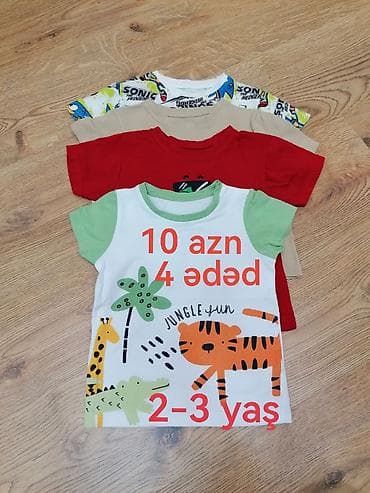 28 razmer: Uşaq köynekleri 2-3 dəfə geyinilib ucuz qiymətə satiram, 2-3 dəst — 2