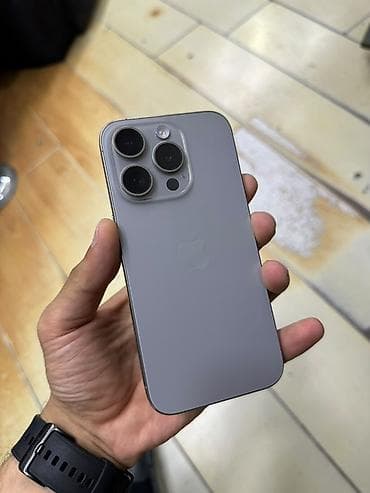 IPhone 15 Pro, 128 GB, Space Gray, Simsiz şarj lalafo.az -da IPhone 15 Pro, 128 GB, Space Gray, Simsiz şarj