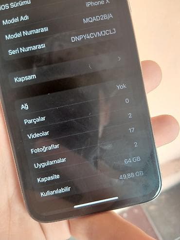 ayfon 6 plus ikinci el: IPhone X, 64 GB, Ağ, Zəmanət, Simsiz şarj, Face ID — 4
