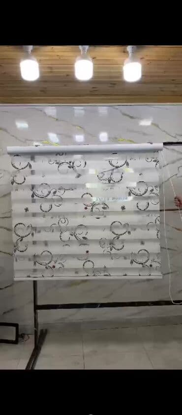 Pərdə və tüllər: Fərqli naxışlarda təqdim olunan zebra pərdələr evinizə və ya ofisinizə — 14