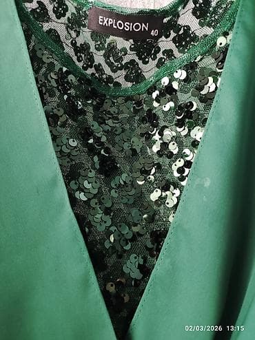 xez deri: Brend: EXPLOSION Bədən ölçüsü etiketdə: 40 Bir dəfə geyinilib, yenidi — 2