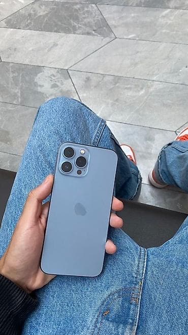 IPhone 13 Pro Max, 128 GB, Sierra Blue, Face ID lalafo.az -da IPhone 13 Pro Max, 128 GB, Sierra Blue, Face ID