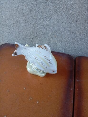 ağ balıq: Fiqur, Keramika, rəng - Ağ — 5