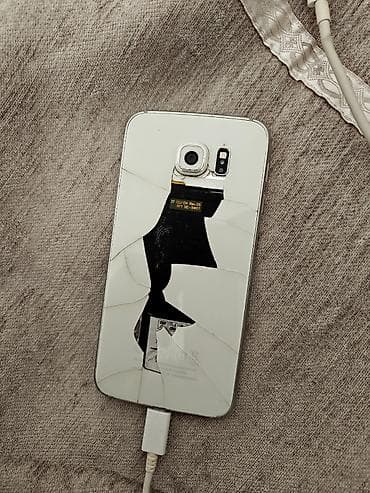 Elektronika: Samsung Galaxy S6, 32 GB, rəng - Ağ — 2