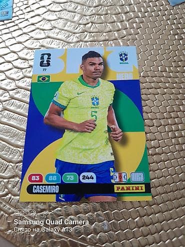 fifine: Panini futbol kartı – Braziliya millisinin yarımmüdafiəçisi Casemiro — 1