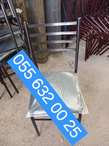 açılıb yığılan stul: Mətbəx üçün, Yeni, Qatlanmayan, rəng - Ağ Stul — 14