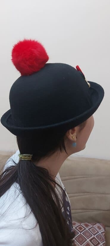 usaq pencekleri: Qiz usagi ucun shlyapa 57 sm — 2