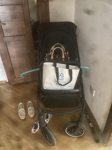 araba: Uşaq arabası + daşıma beşiyi və isti ayaqüstü örtük (footmuff) dəsti — 2