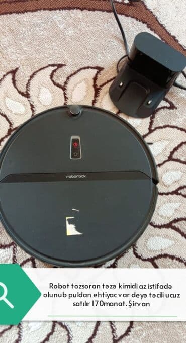 ikinci el aspiratör: Robot tozsoran – Proscenic marka Xüsusiyyətlər: - Dairəvi dizayn — 2