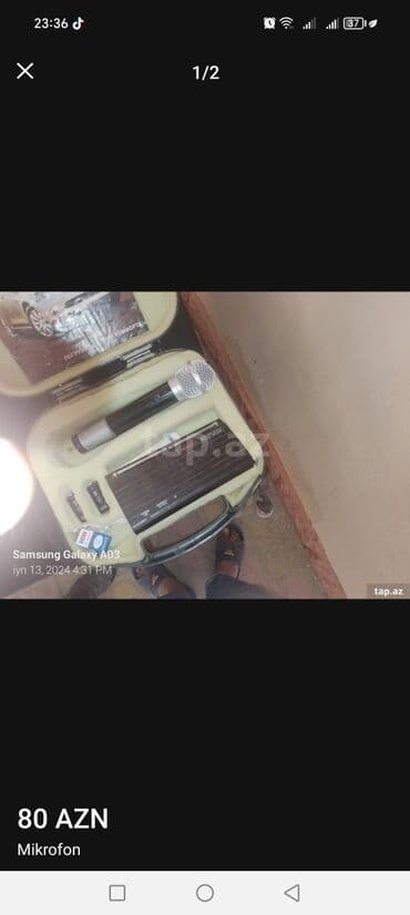 İşlənmiş Simsiz (Bluetooth) Mikrofon Sekaku, Pulsuz çatdırılma