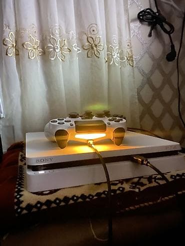 Sony PlayStation 4 Slim (ağ rəng) oyun konsolu Heç bir problemi — 2