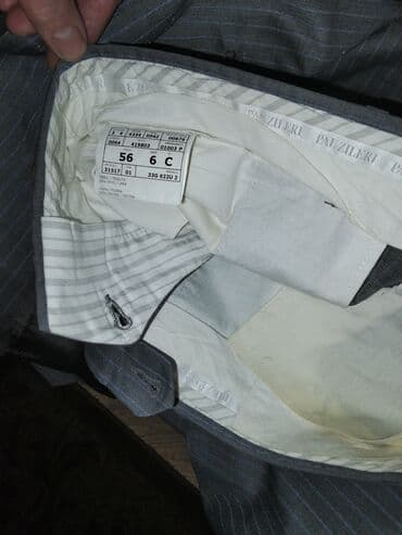 мужские спортивные костюмы брендовые бишкек: Kostyum, Demisezon, Pal Zileri, 8XL, rəng - Boz — 4