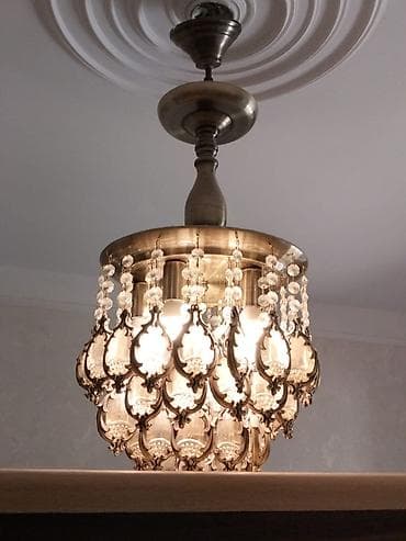 at sekilleri: Çılçıraq, 5 lampa, Metal — 3