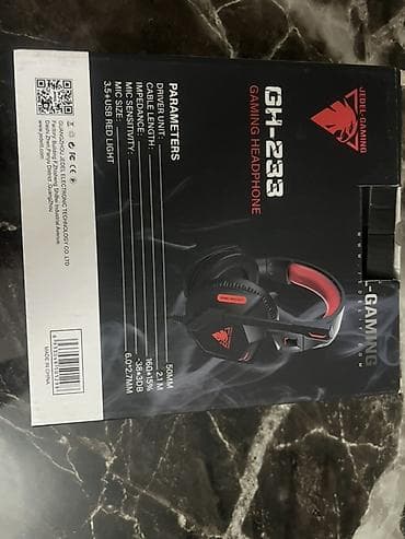 iphone 11 2ci əl: JEDEL Gaming GH-233 qulaqlıq-mikrofon - Növ: Oyun qulaqlığı, naqilli — 2