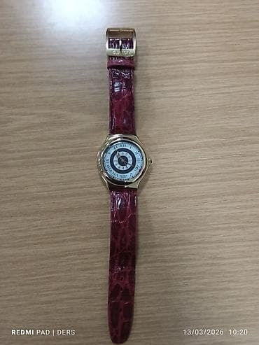 Смарт часы: Наручные часы, Swatch, цвет - Золотой — 1