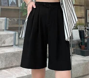 Qalın (yaz payız fəsillərə uyğun), eleqant klassik şortik